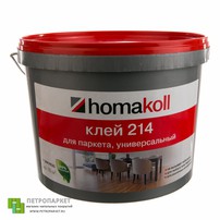 Фотография ламели - Химия Клей для паркета Homakoll Homakoll 214 (14 кг.) -  класса